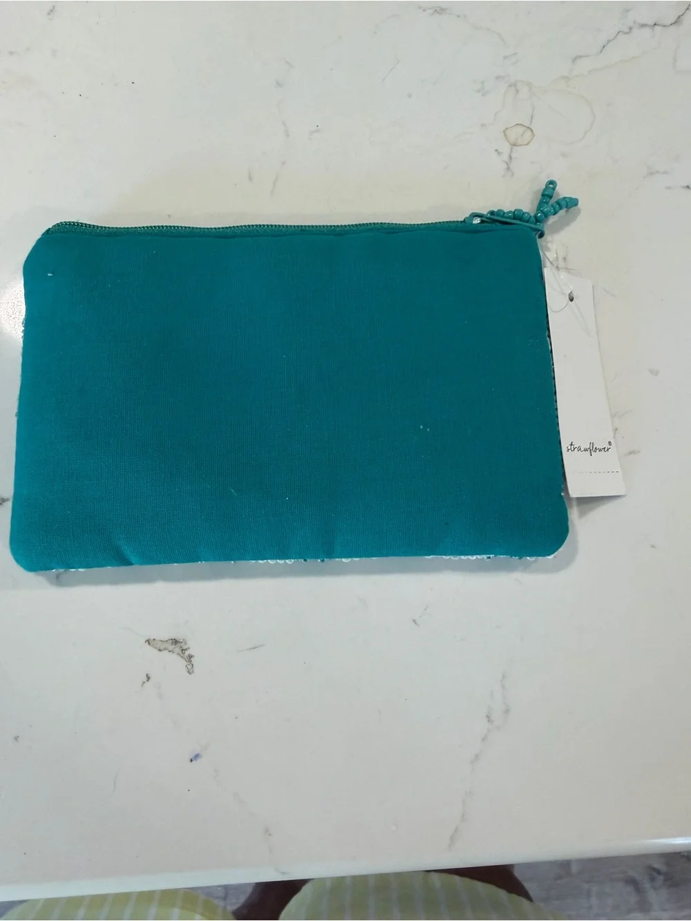 Beaded Fish Coin Purse Pouch - Turquoise, Pink, Blue, Green